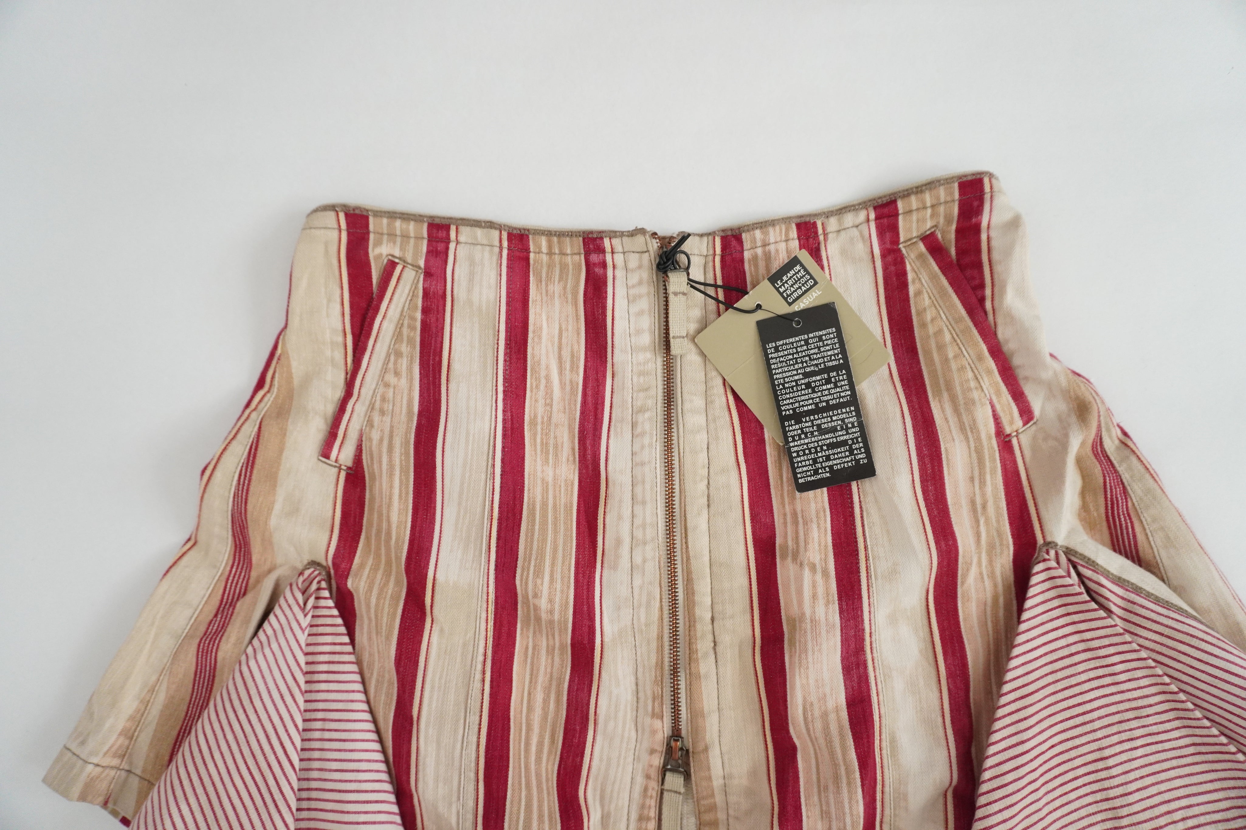 MFG Striped Midi Skirt (M)