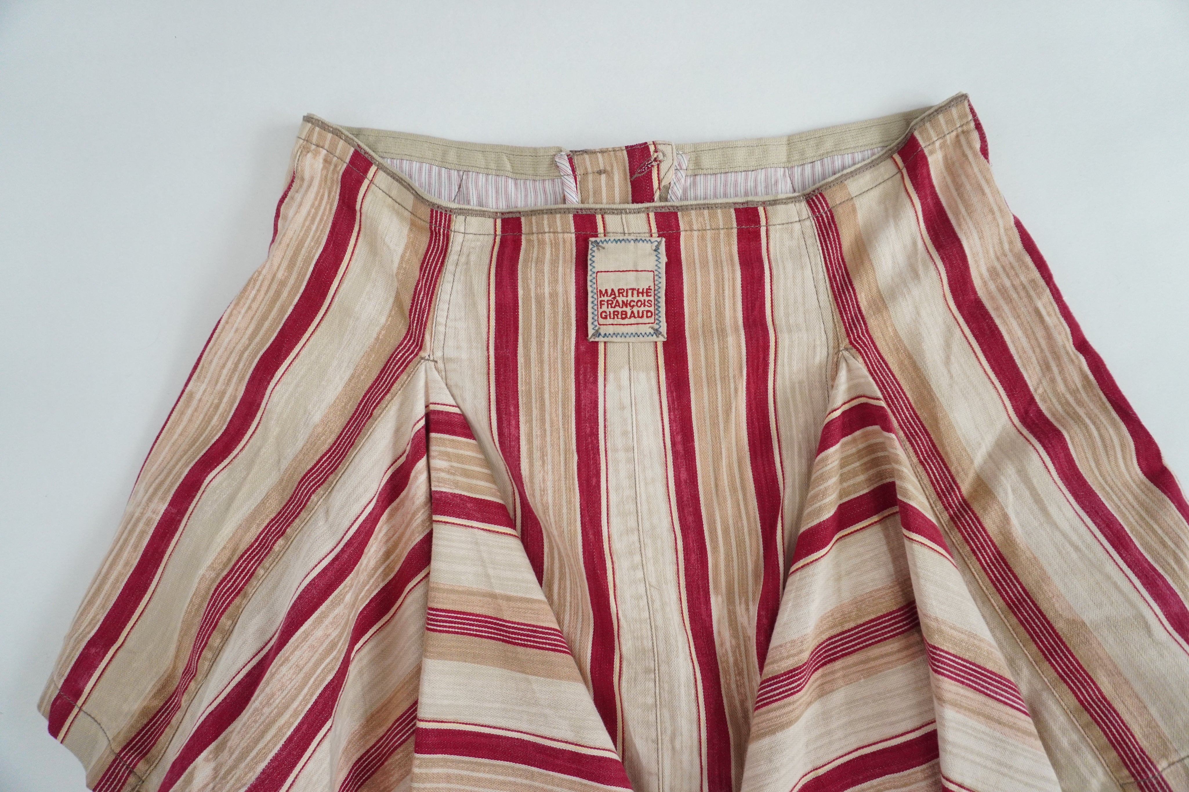 MFG Striped Midi Skirt (M)
