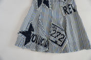 Spanish Striped Midi Skirt (S)