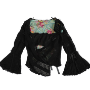 Zone Bleue Rosette Sweater (S/M)