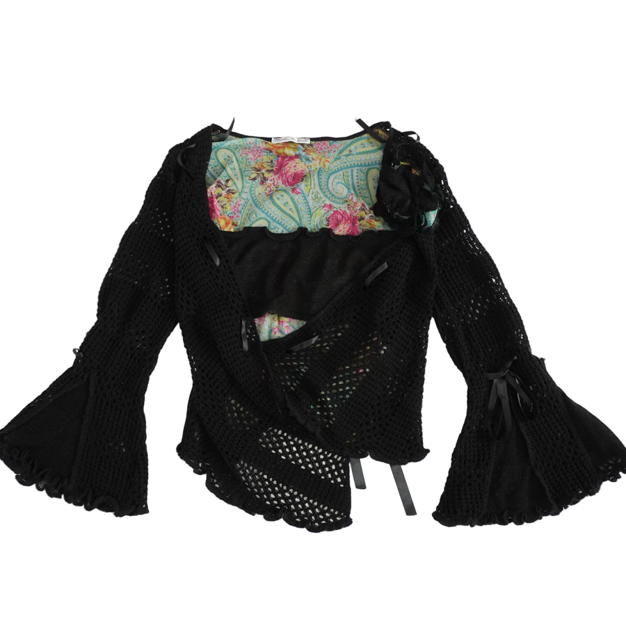 Zone Bleue Rosette Sweater (S/M)