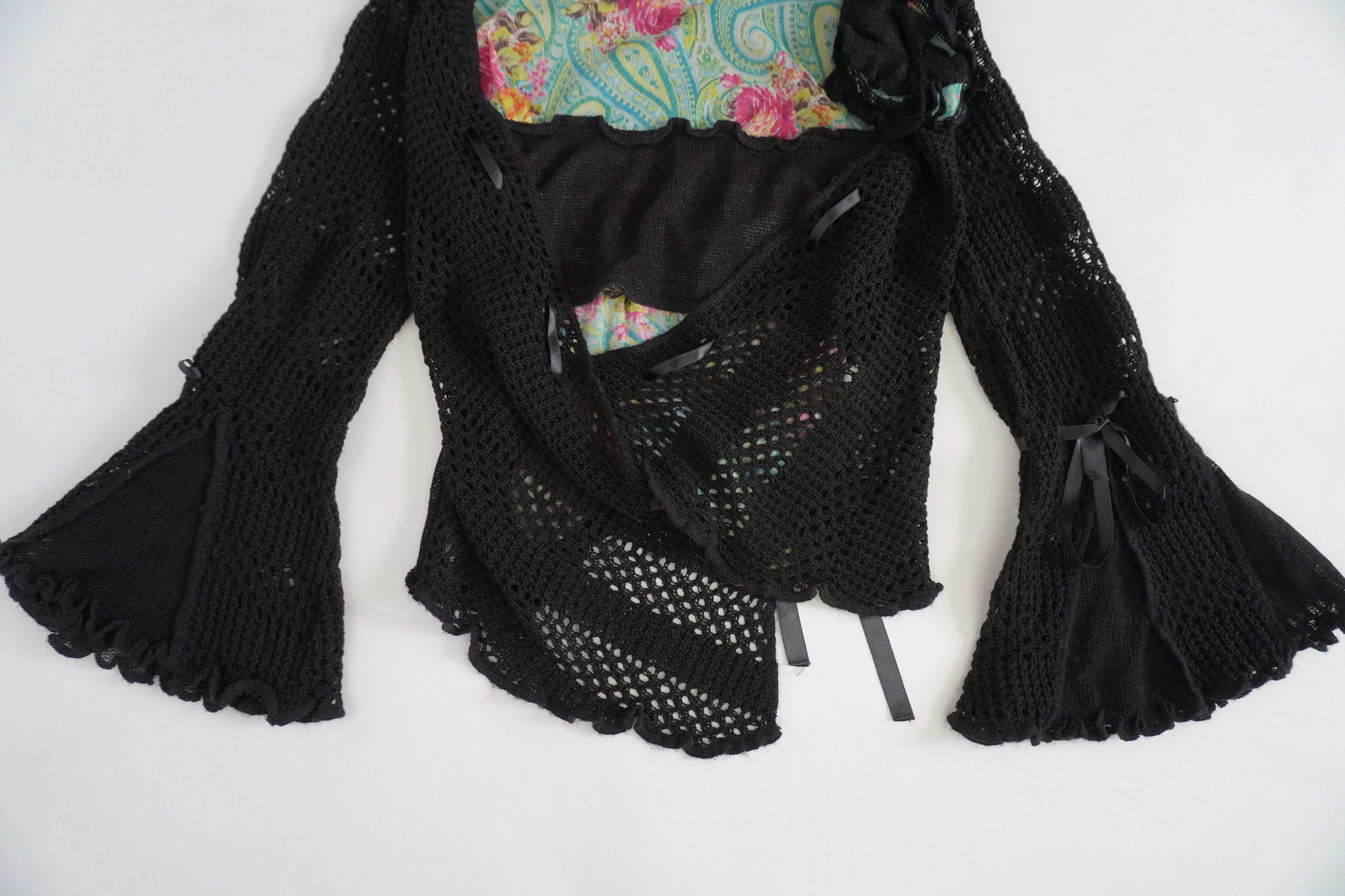 Zone Bleue Rosette Sweater (S/M)