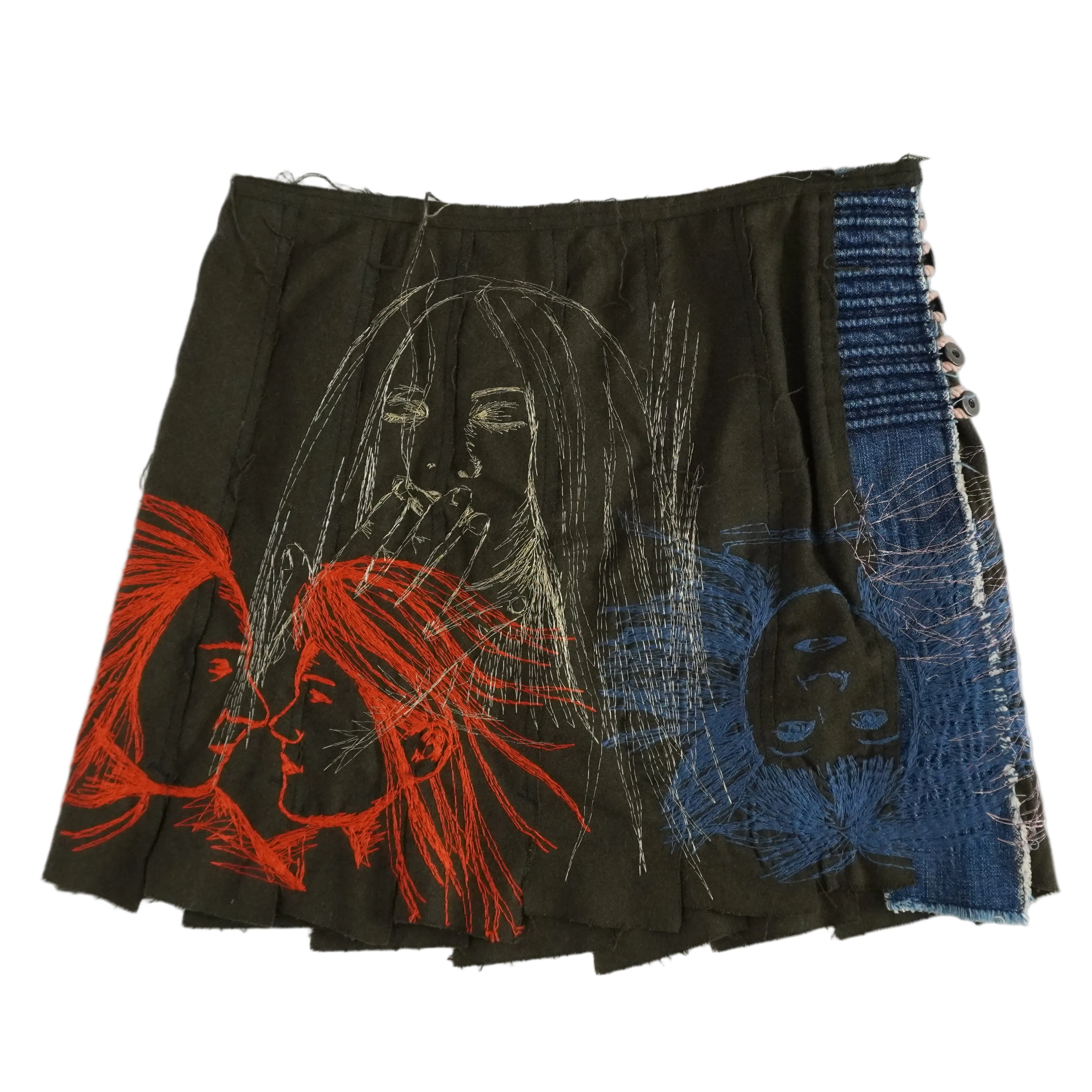 Italian Wool Mini Skirt (S)
