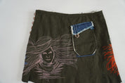 Italian Wool Mini Skirt (S)