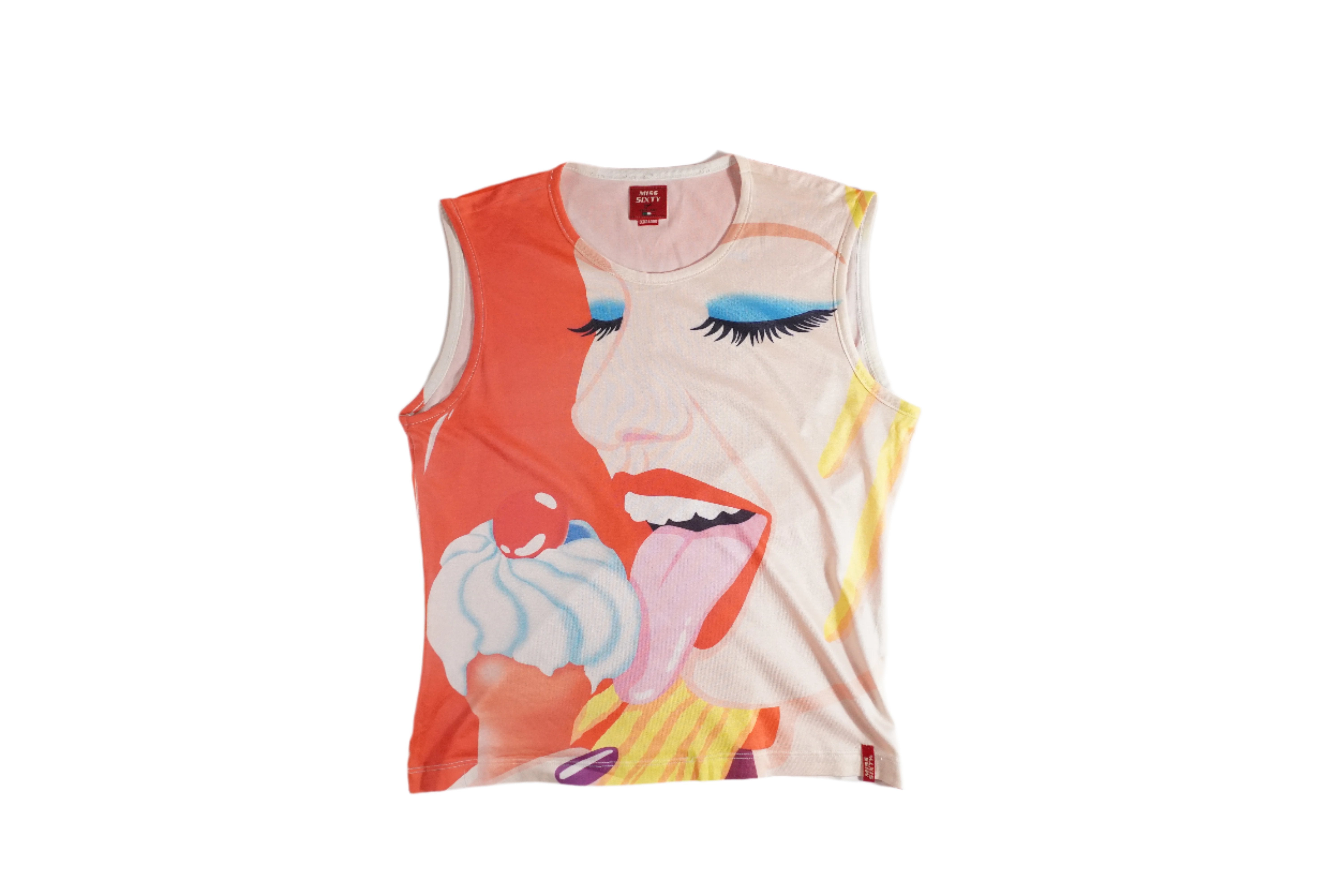 MISS SIXTY Sushi タンクトップ フリンジトップス Miss Sixty Slurp Tank Top - Sold Archive - Catalog - Rhodora