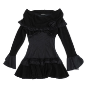 Zone Bleue Off Shoulder Top (XXS/XS)