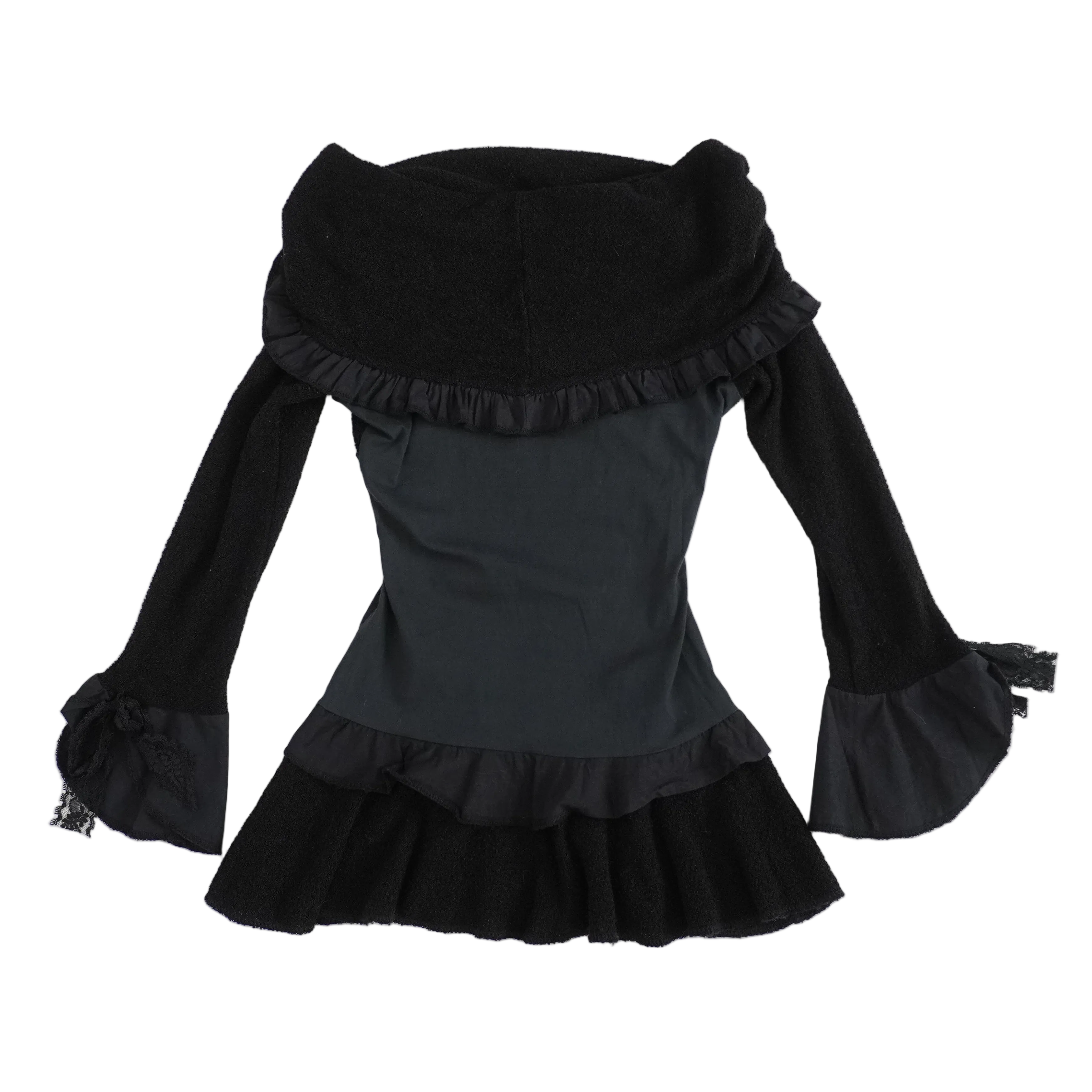 Zone Bleue Off Shoulder Top (XXS/XS)