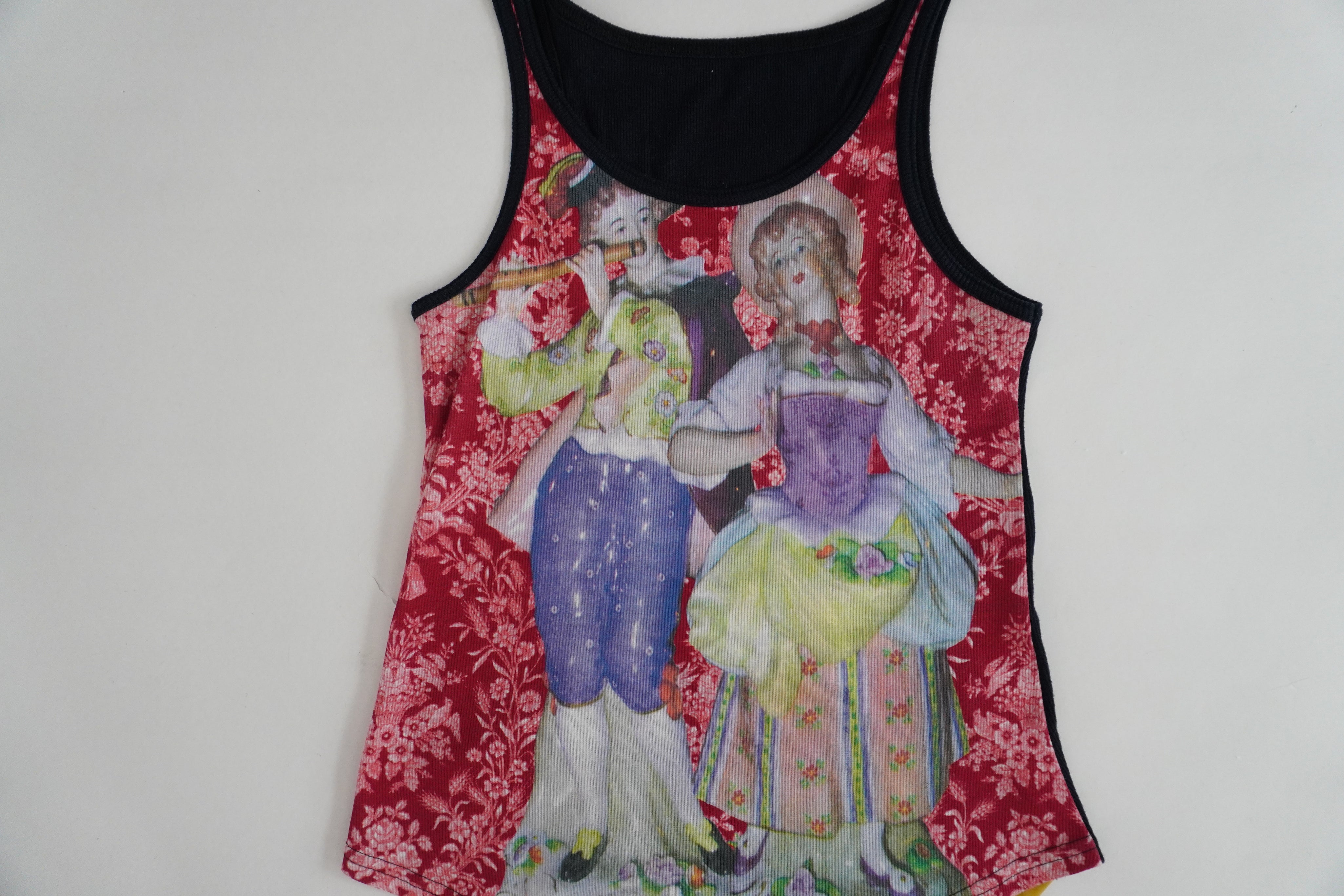 Italian Ceramic Dolls Tank Top (S)
