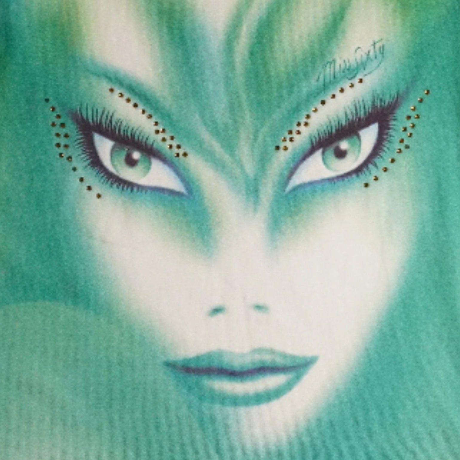 Miss Sixty Graphic Rhinestones Top (S) – Holy Thrift