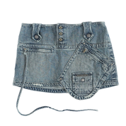 Diesel Denim Micro Mini Skirt (S)