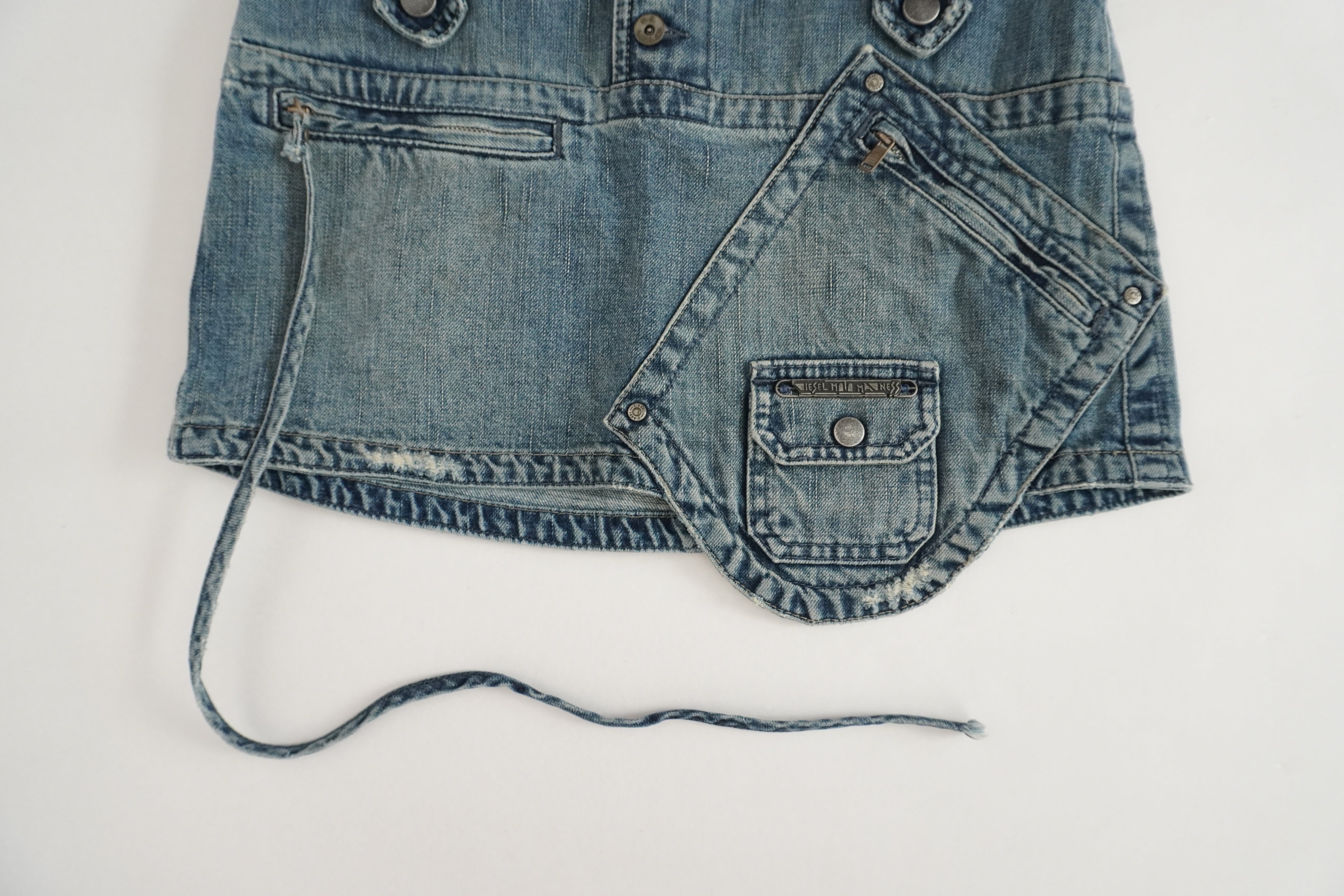 Diesel Denim Micro Mini Skirt (S)