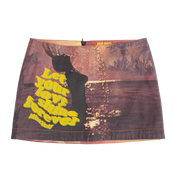 Miss Sixty Graphic Mini Skirt (XS)