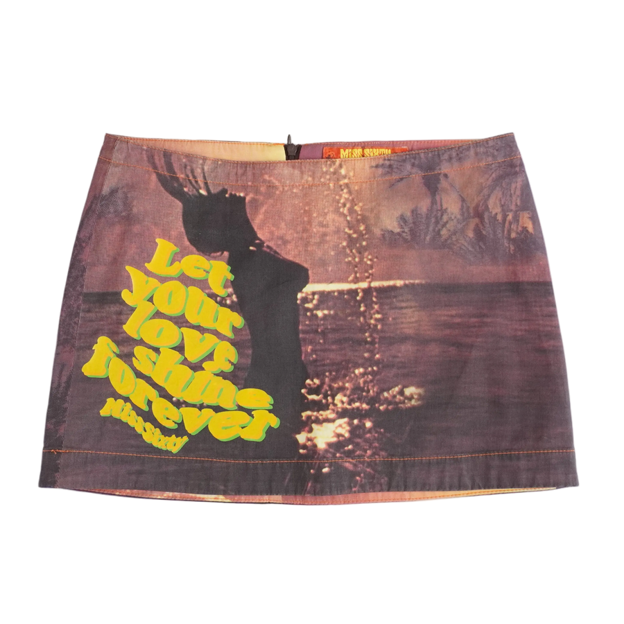 Miss Sixty Graphic Mini Skirt (XS)
