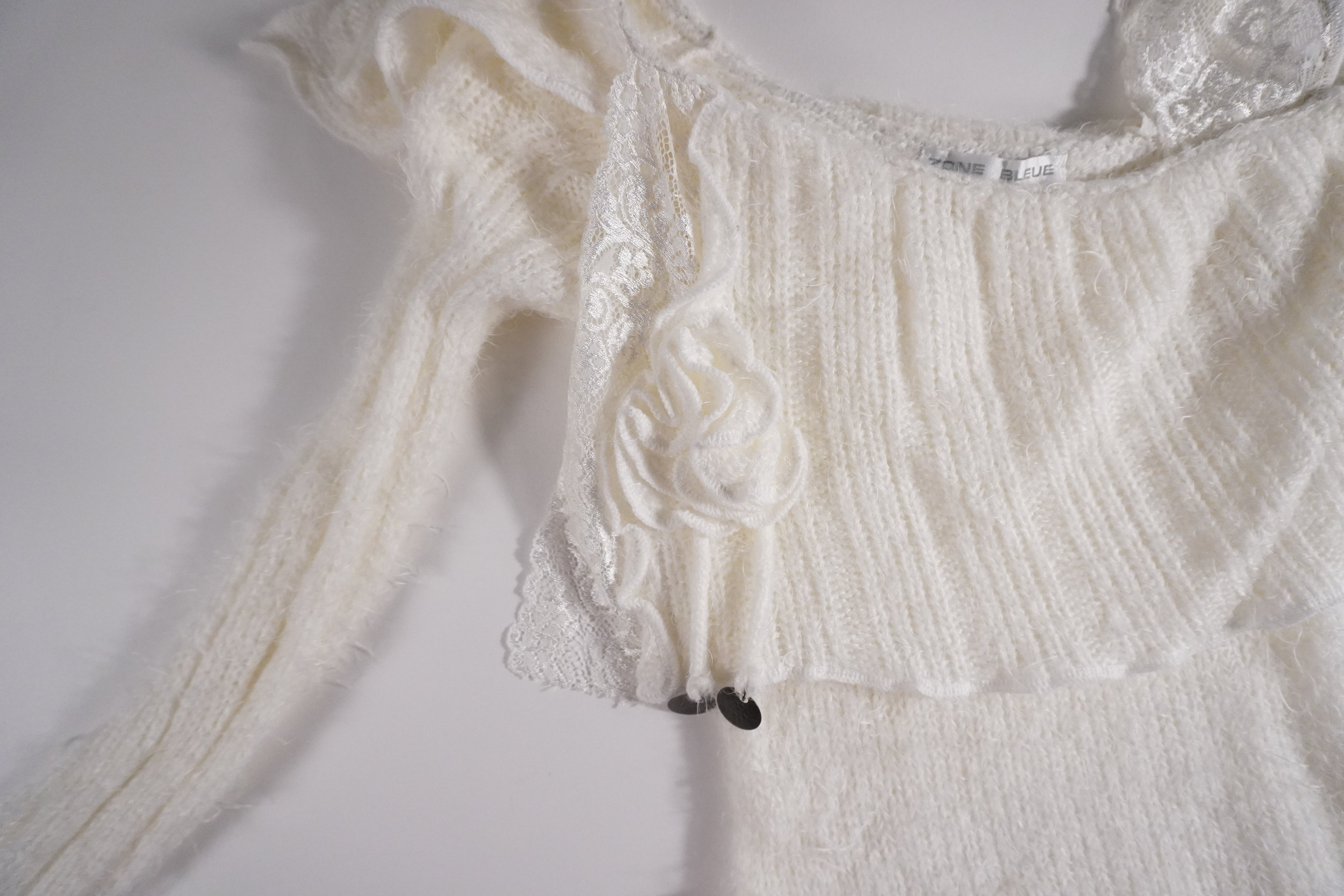 Zone Bleue Knit Sweater (XS)