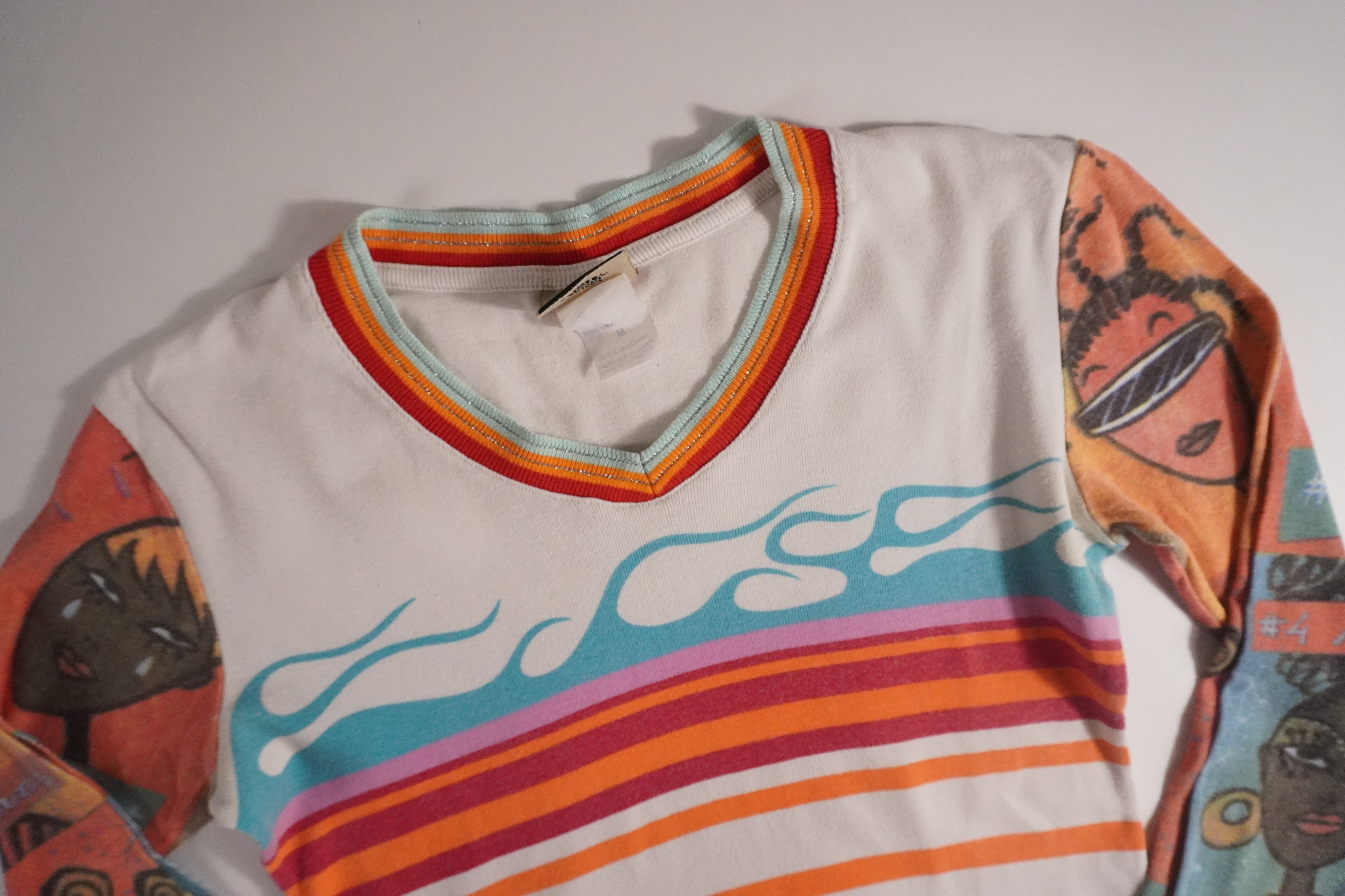 Custo Barcelona Top With Grid Faces (M)