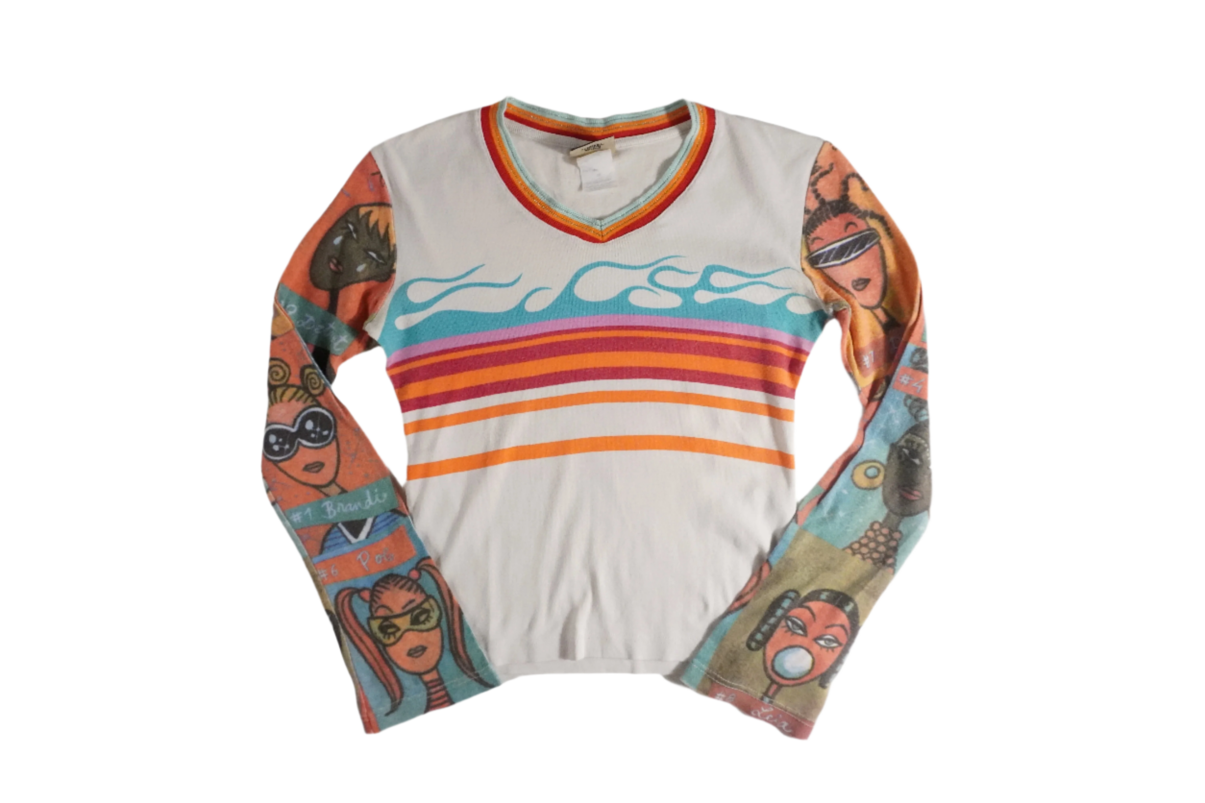 Custo Barcelona Top With Grid Faces (M)