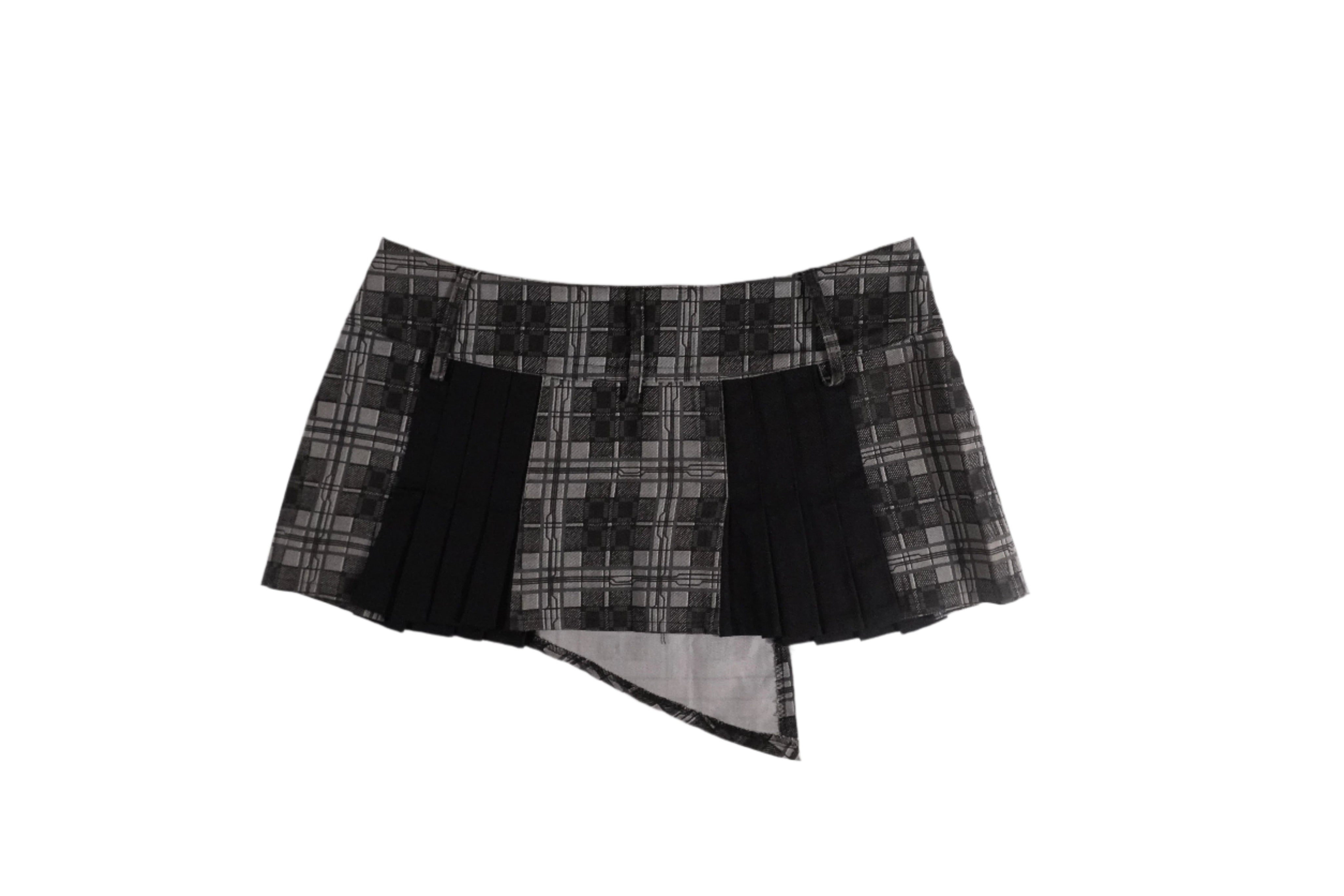 Cyberdog Asymmetric Mini Skirt (S)