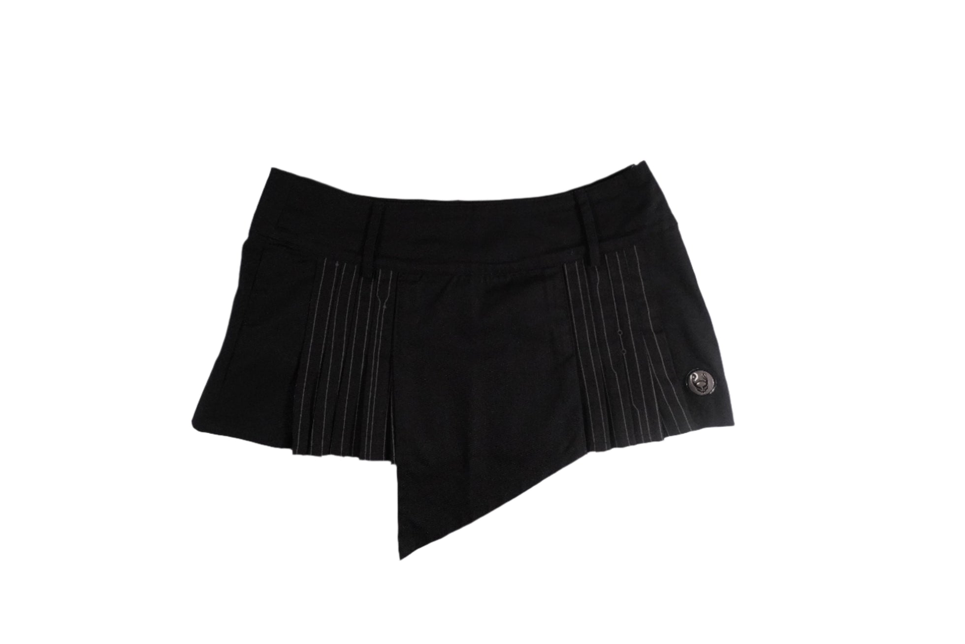 Cyberdog Asymmetric Mini Skirt (S)