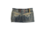 Insane rare Miss Sixty micro mini low waisted denim skirt