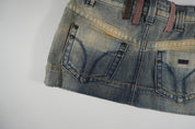 Miss Sixty Micro Mini Denim Skirt (M)