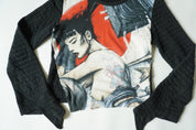 French Long Sleeve Top (M)