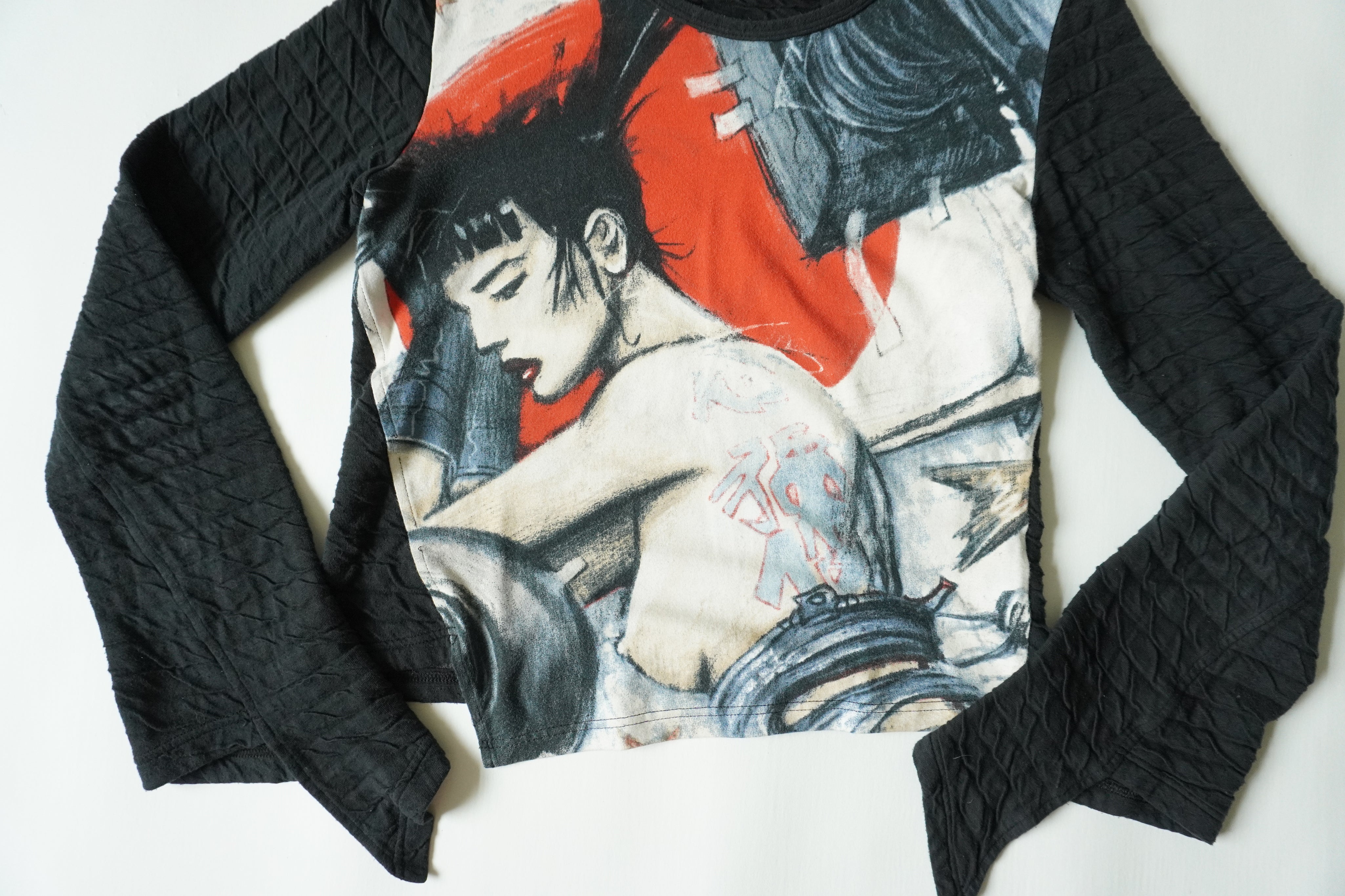 French Long Sleeve Top (M)