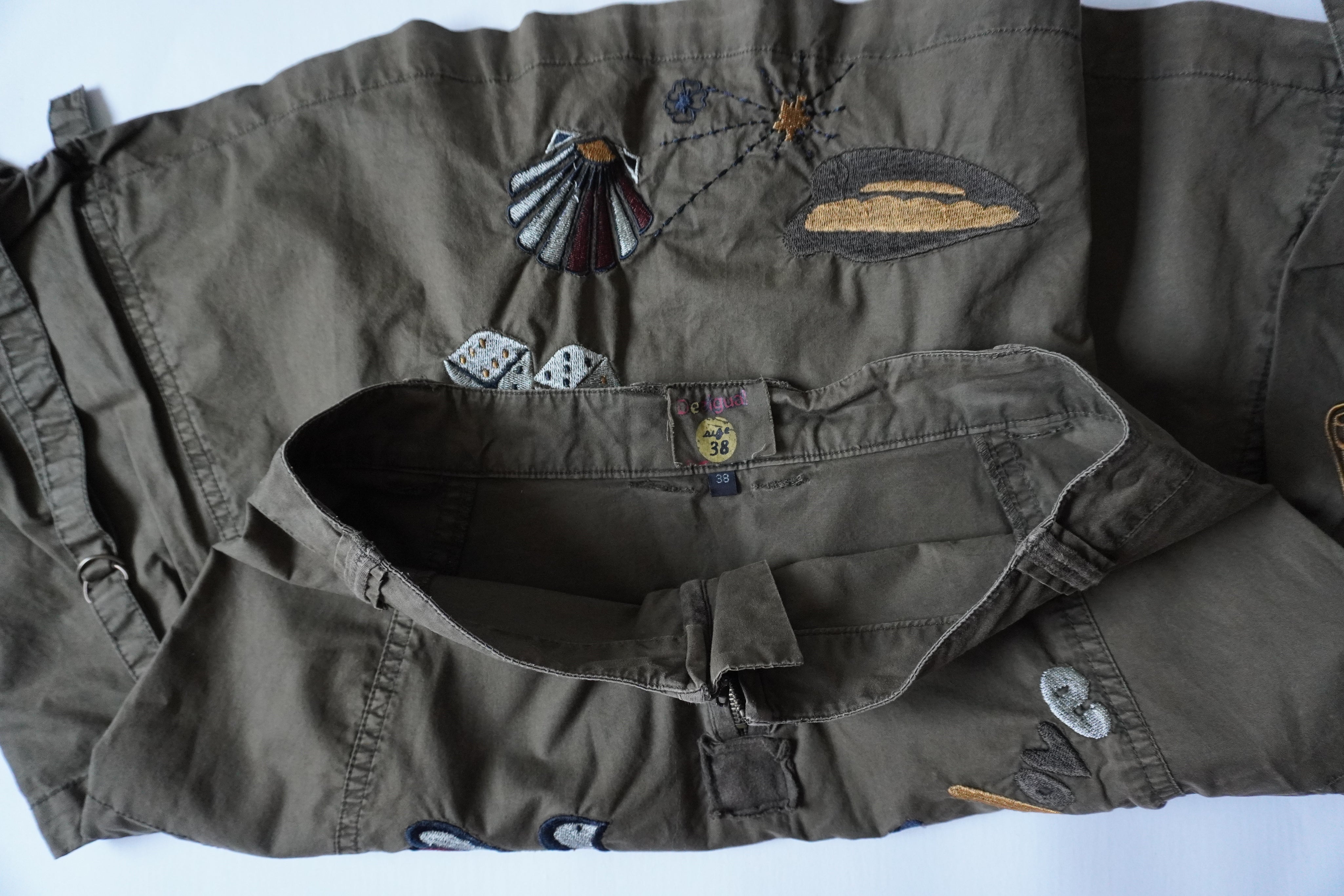 Desigual Cargo Midi Skirt (M)