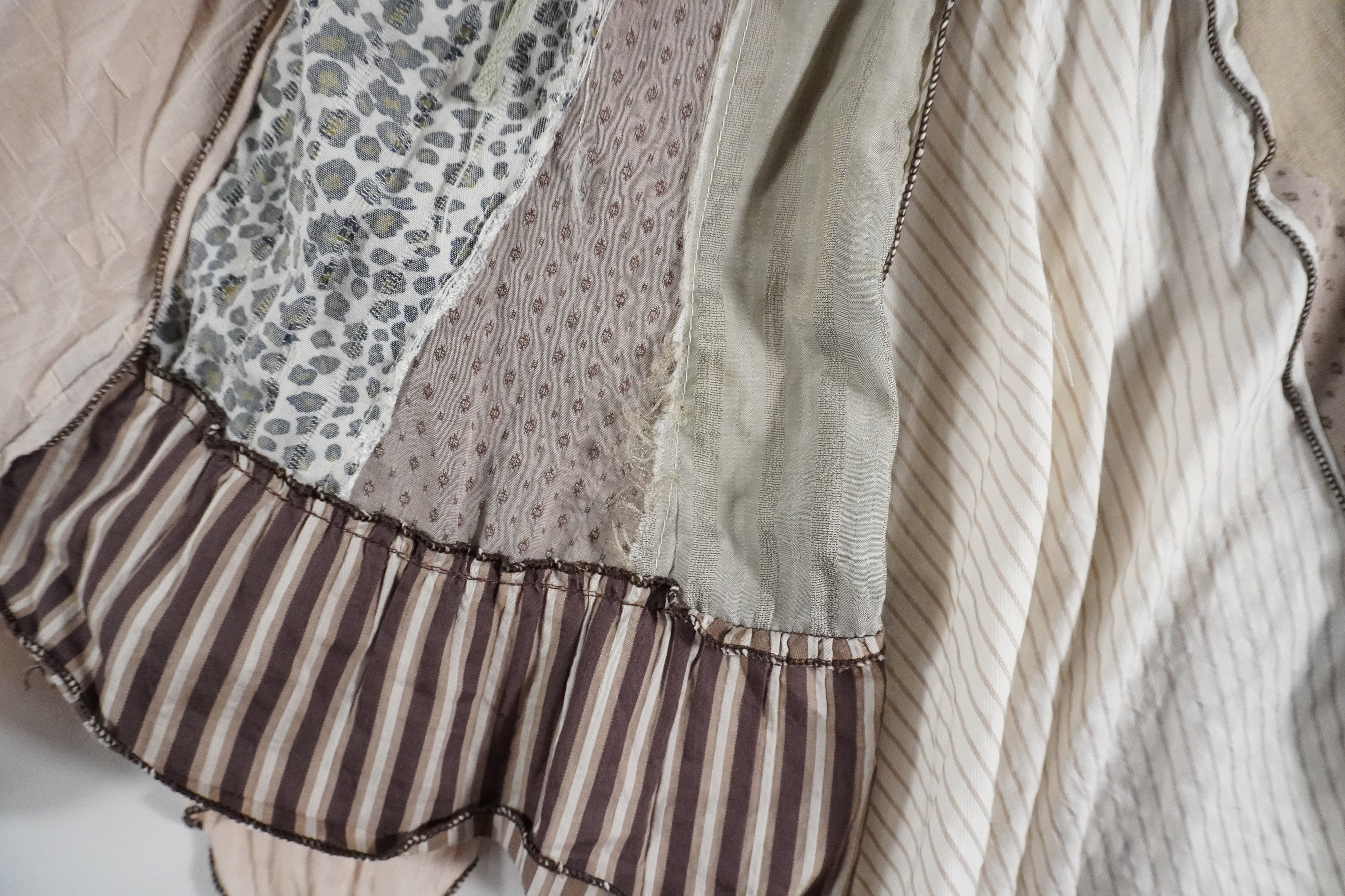 Patchwork Midi Dress (S)