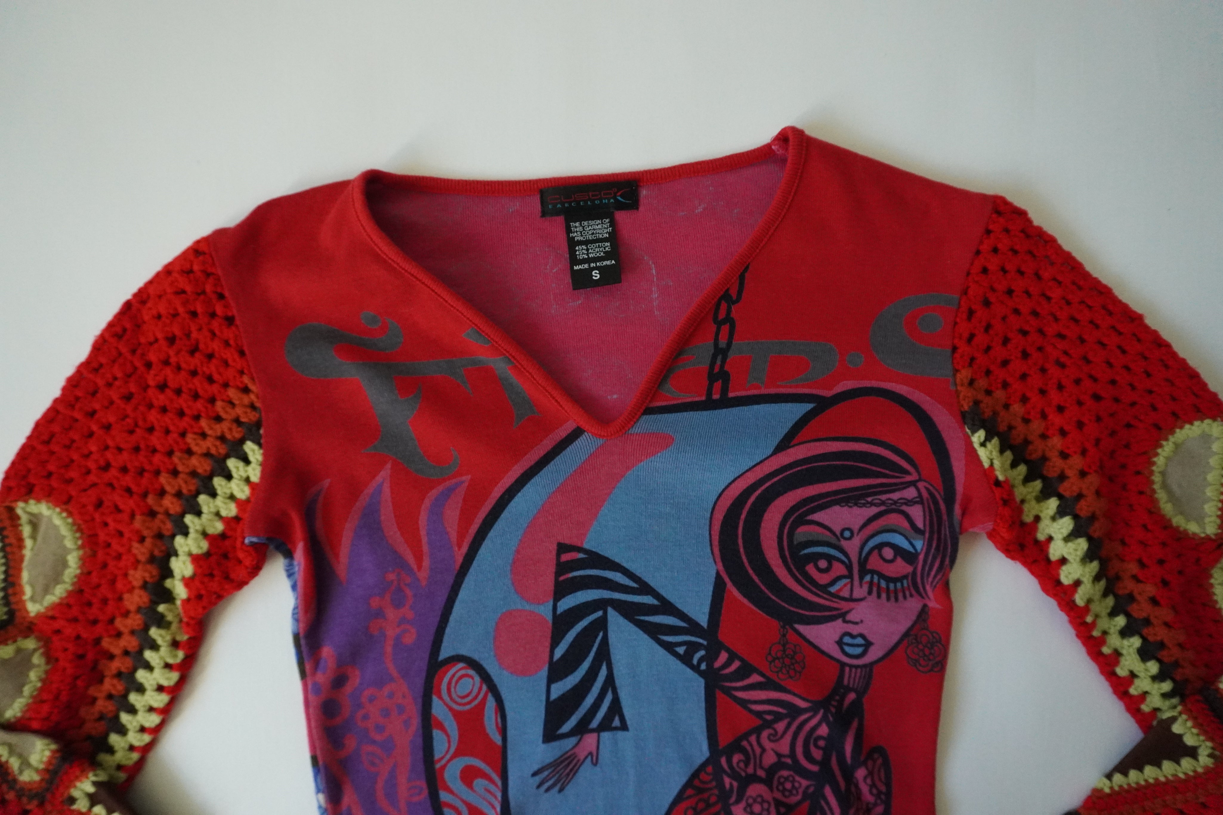 Custo Barcelona Print Top (S)