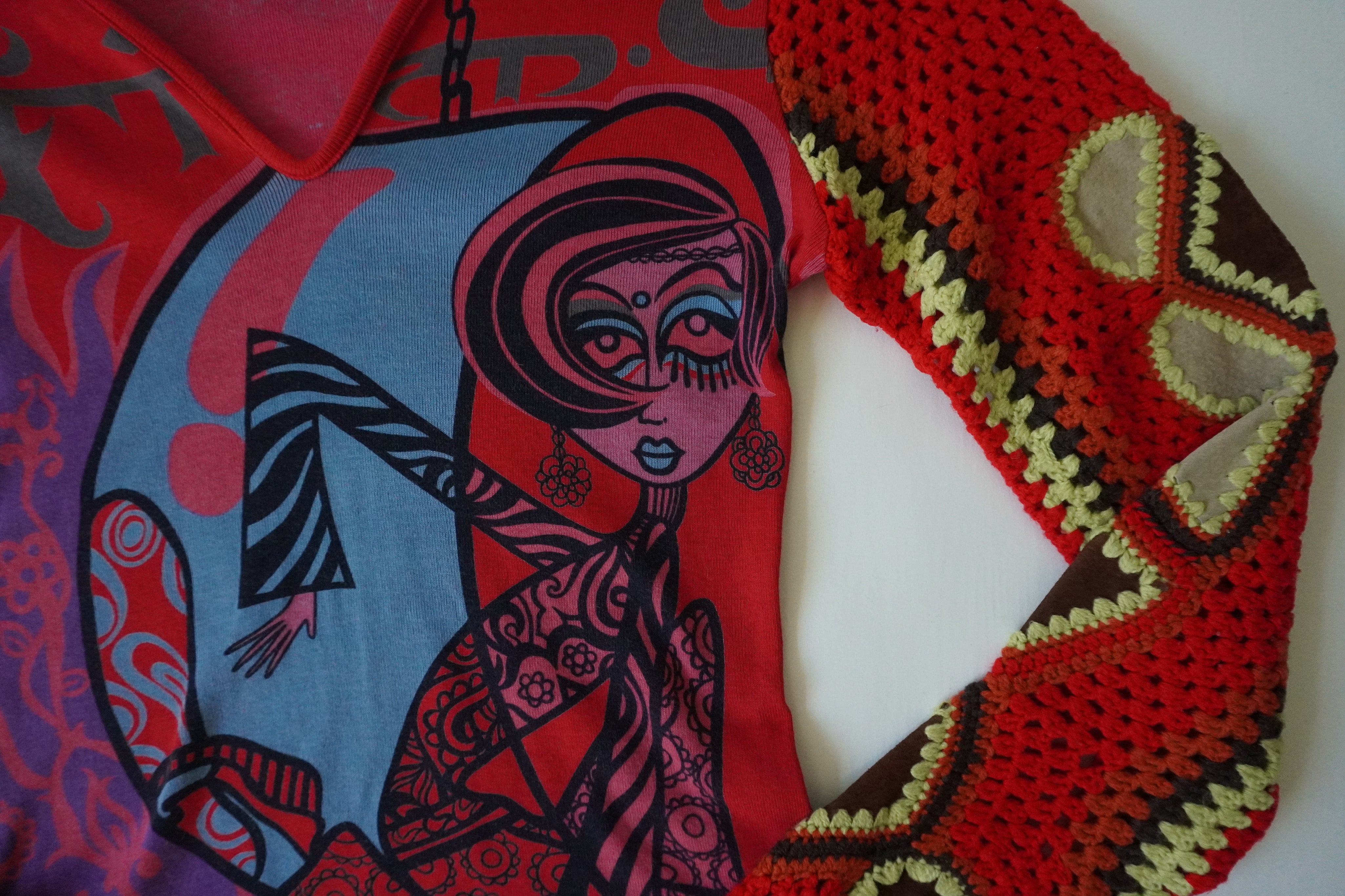 Custo Barcelona Print Top (S)