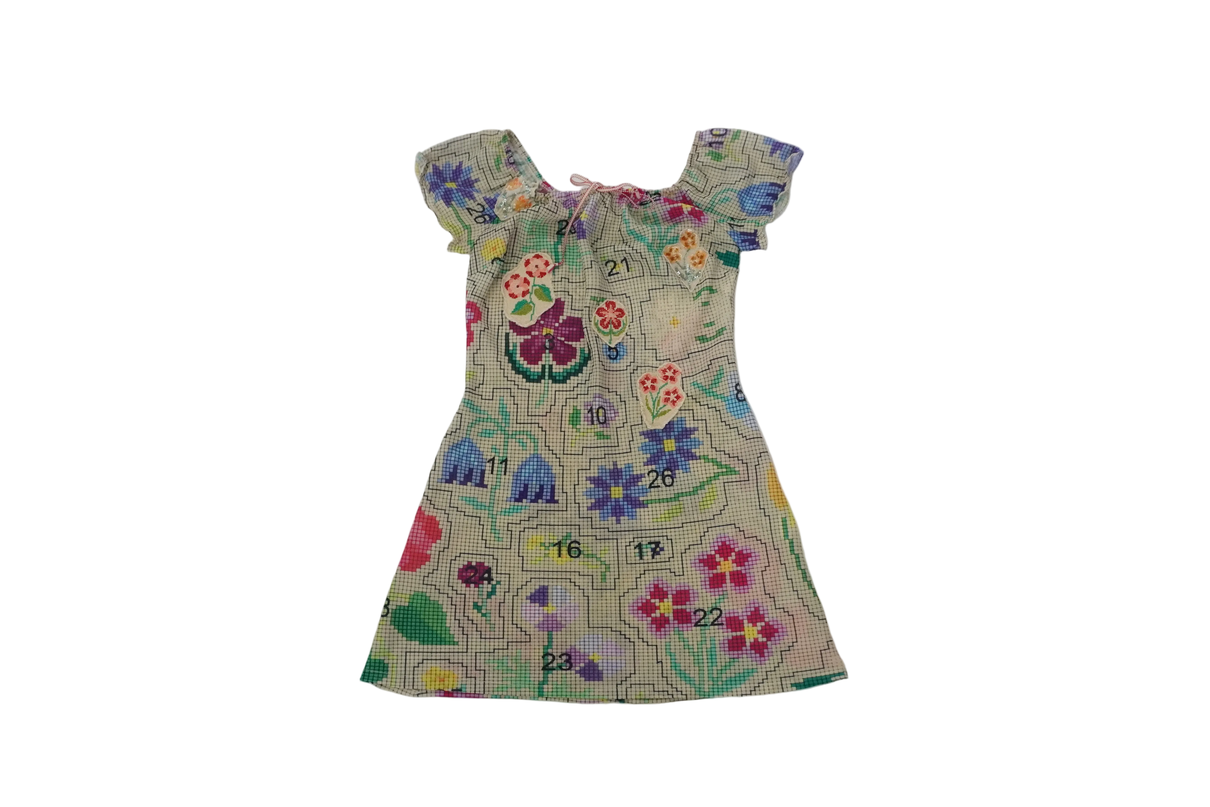 Italian Graphic Mini Dress (S)
