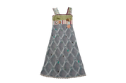 Italian Graphic Midi Dress (S)