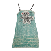 Italian Graphic Mesh Dress (S)