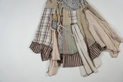 Boho Asymmetric Midi Dress (L)