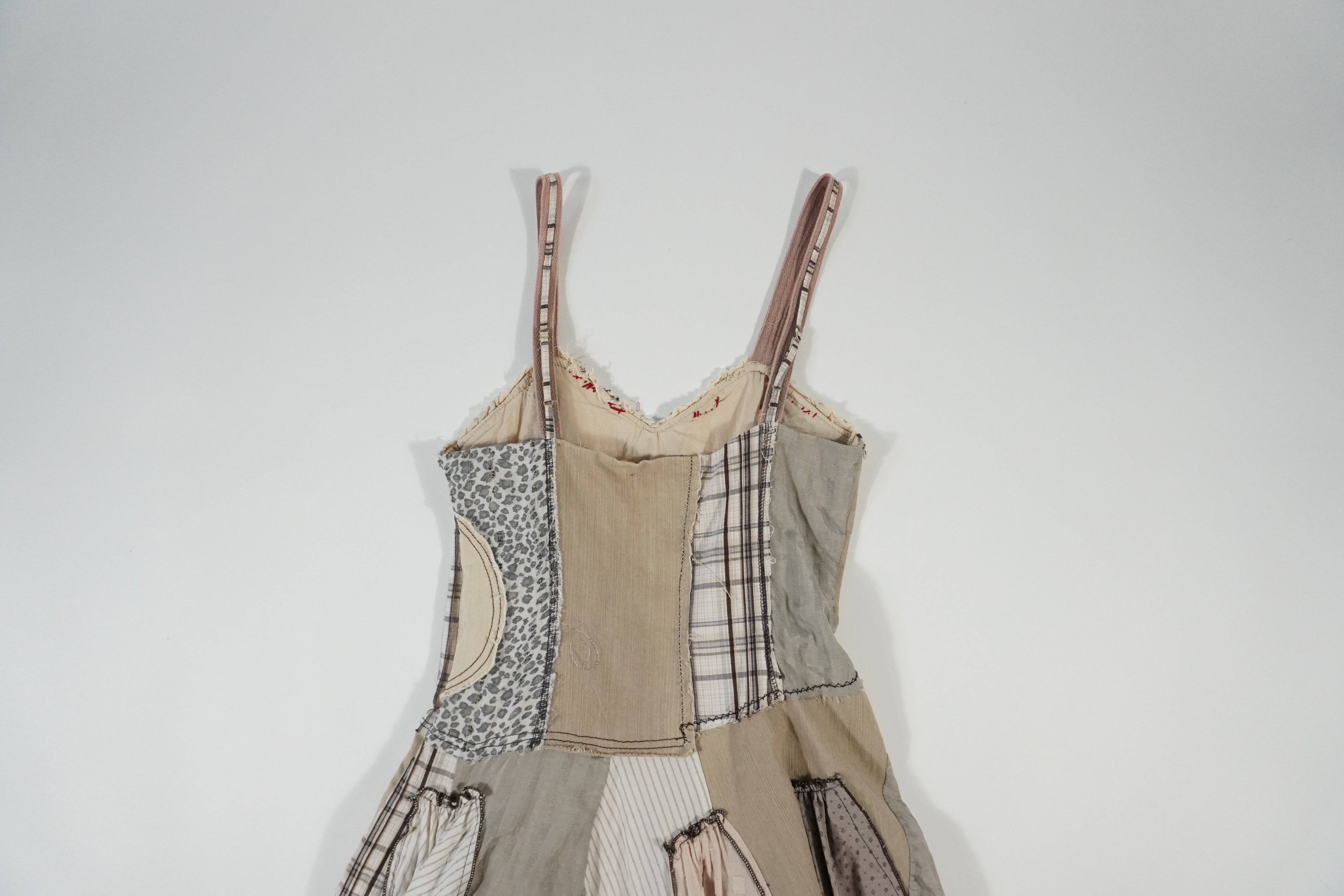 Boho Asymmetric Midi Dress (L)