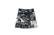 French Printed Skirt (L)