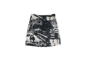 French Printed Skirt (L)