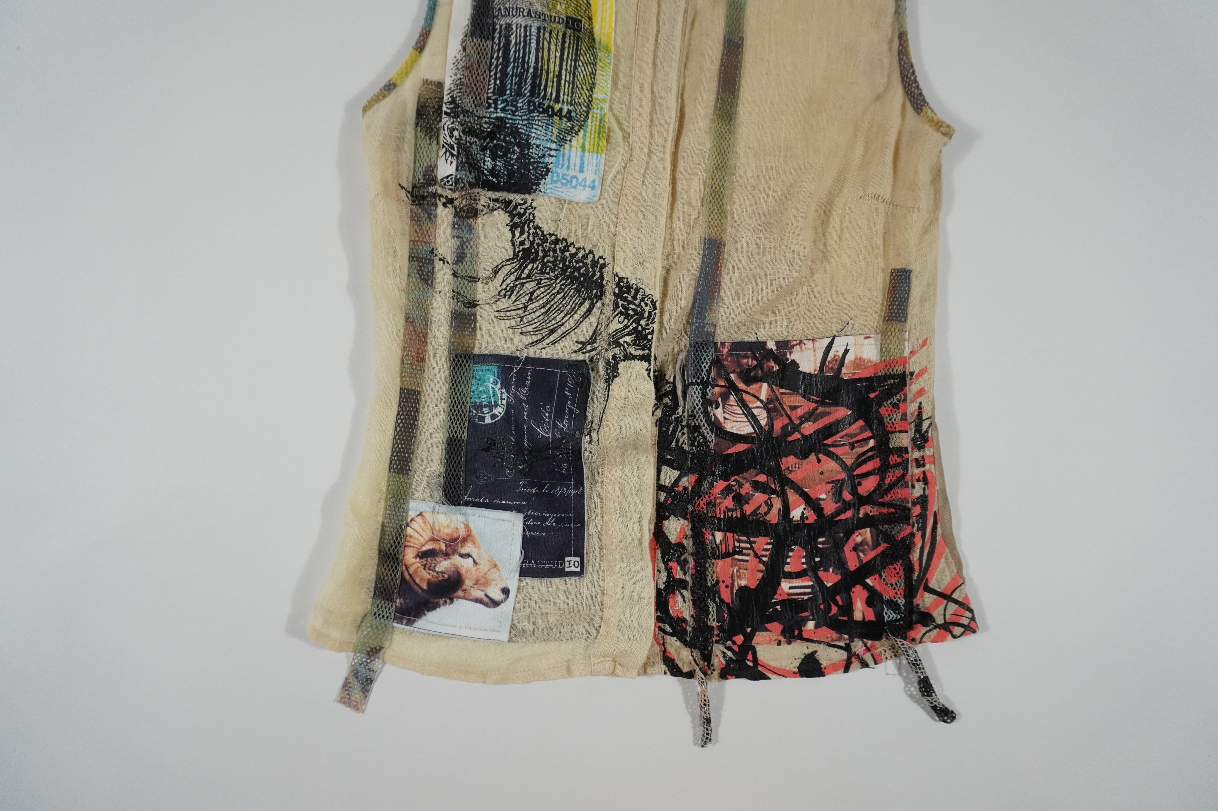 Italian Mixed Media Top (S)