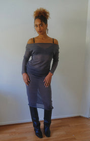 The Gray Knit Sweater Skirt (XS-XL)