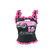 Vintage Car Ruffled Tank (XS)