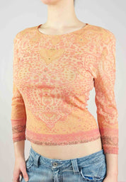 Citrus Sunset Mesh Long Sleeve (XS)