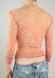 Citrus Sunset Mesh Long Sleeve (XS)