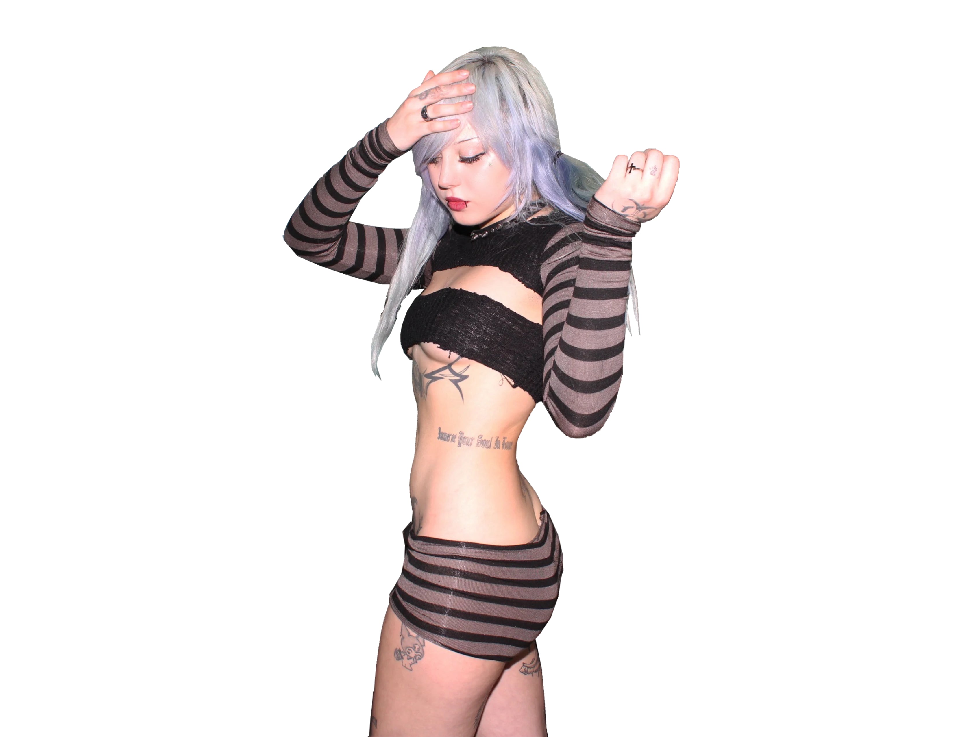 dank girl xx shoulder top