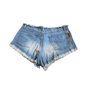 Y2K Vintage Denim Micro Booty Shorts (S)