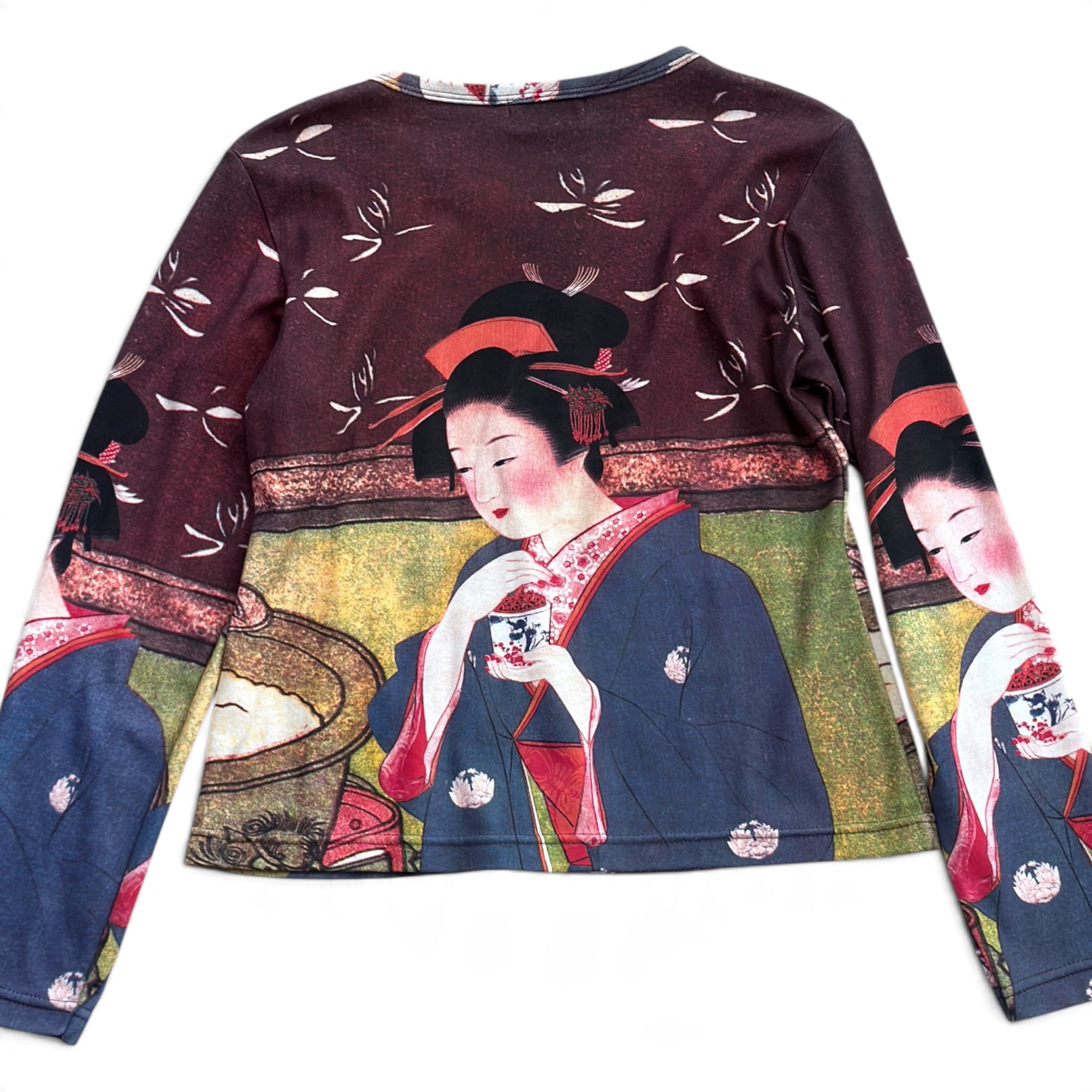 P&N AOP GEISHA LONGSLEEVE TOP (M)