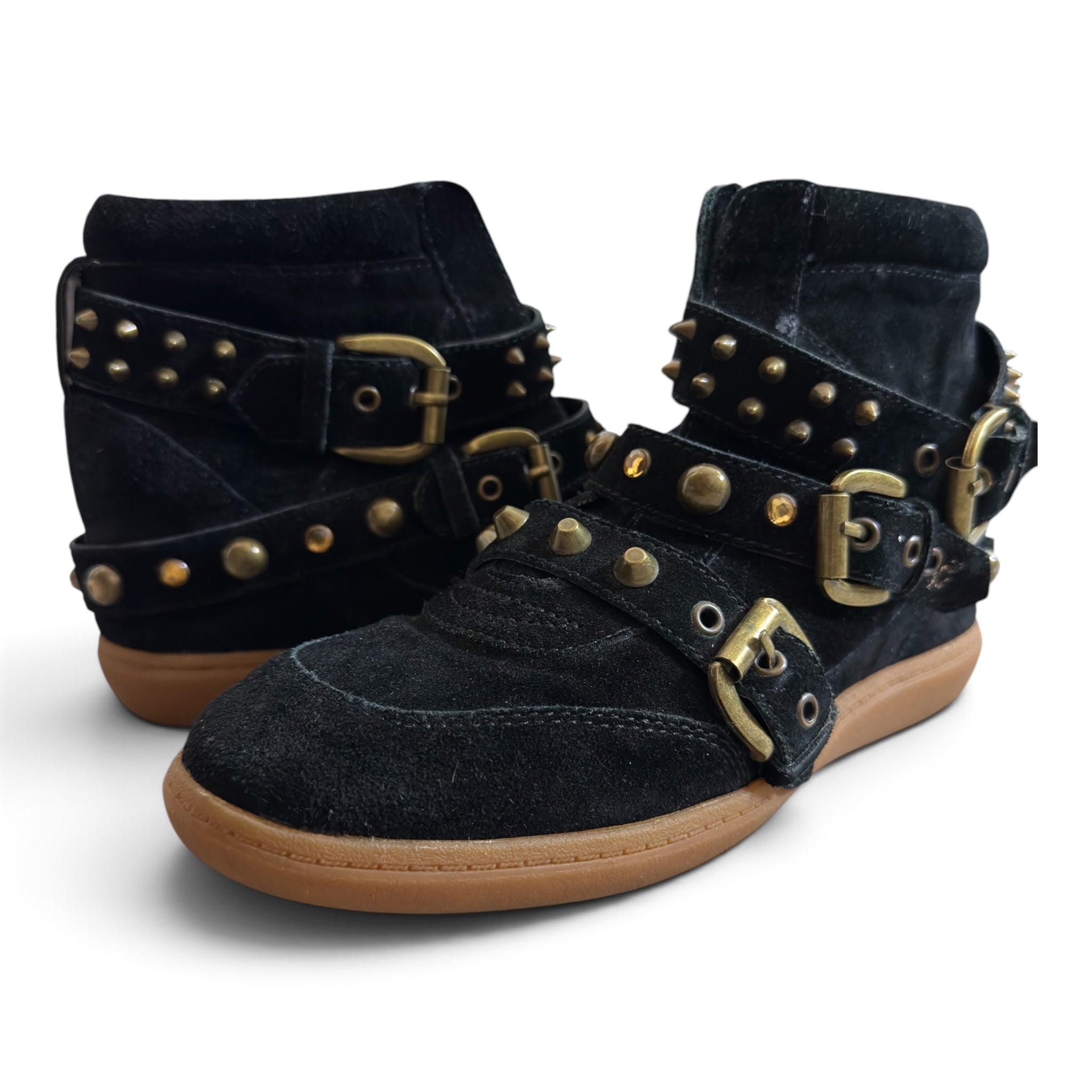VTG suede Aldo wedge sneakers (9)