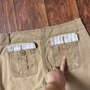Y2K Tan Abercrombie Low Rise Flared Chino Pants (M)
