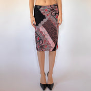 2000s Paisley Midi Skirt (S)