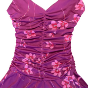 Purple Floral Dancing Queen Dress