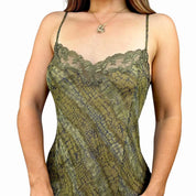 Y2K Victoria’s Secret Snake Print Slip (M)